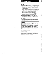 Preview for 4 page of Sony CDP-X77ES Operating Instructions Manual