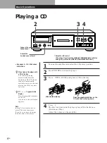 Предварительный просмотр 6 страницы Sony CDP-XA20ES Operating Instructions Manual