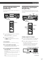 Предварительный просмотр 11 страницы Sony CDP-XA20ES Operating Instructions Manual