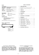 Preview for 2 page of Sony CDP-XA20ES Service Manual