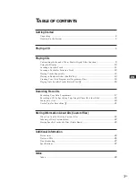 Preview for 3 page of Sony CDP-XA30ES Operating Instructions Manual