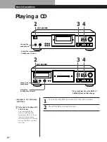 Preview for 6 page of Sony CDP-XA30ES Operating Instructions Manual