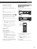 Preview for 13 page of Sony CDP-XA30ES Operating Instructions Manual