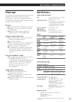 Preview for 55 page of Sony CDP-XA30ES Operating Instructions Manual