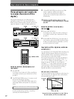 Preview for 64 page of Sony CDP-XA30ES Operating Instructions Manual