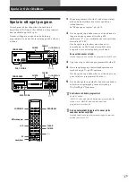 Preview for 101 page of Sony CDP-XA30ES Operating Instructions Manual