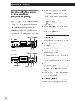 Preview for 102 page of Sony CDP-XA30ES Operating Instructions Manual