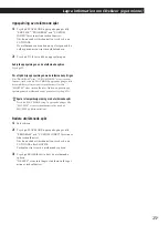 Preview for 109 page of Sony CDP-XA30ES Operating Instructions Manual