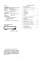 Preview for 2 page of Sony CDP-XA30ES Service Manual