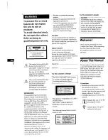 Предварительный просмотр 2 страницы Sony CDP-XA3ES Operating Instructions Manual