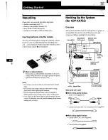 Предварительный просмотр 6 страницы Sony CDP-XA3ES Operating Instructions Manual