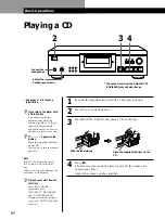 Предварительный просмотр 6 страницы Sony CDP-XA555ES Operating Instructions Manual