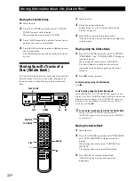 Предварительный просмотр 22 страницы Sony CDP-XA555ES Operating Instructions Manual