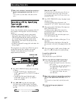 Preview for 16 page of Sony CDP-XB630 Operating Instructions Manual