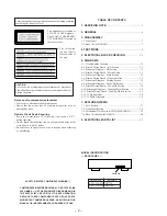 Предварительный просмотр 2 страницы Sony CDP-XB720 Service Manual