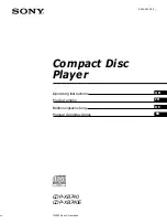 Sony CDP-XB740 Operating Instructions Manual preview