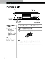 Предварительный просмотр 6 страницы Sony CDP-XB740 Operating Instructions Manual