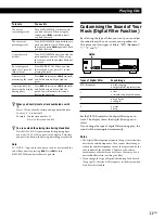 Предварительный просмотр 11 страницы Sony CDP-XB740 Operating Instructions Manual