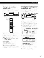 Предварительный просмотр 13 страницы Sony CDP-XB740 Operating Instructions Manual