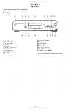 Предварительный просмотр 4 страницы Sony CDP-XE210 Service Manual