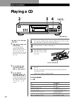 Предварительный просмотр 6 страницы Sony CDP-XE330 Operating Instructions Manual