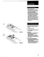 Preview for 5 page of Sony CDPCX100 Operating Instructions Manual