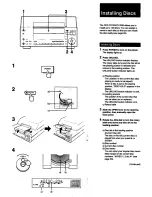 Предварительный просмотр 9 страницы Sony CDPCX100 Operating Instructions Manual