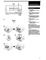 Preview for 11 page of Sony CDPCX100 Operating Instructions Manual