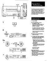 Preview for 12 page of Sony CDPCX100 Operating Instructions Manual