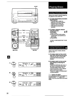 Предварительный просмотр 16 страницы Sony CDPCX100 Operating Instructions Manual