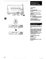 Предварительный просмотр 18 страницы Sony CDPCX100 Operating Instructions Manual