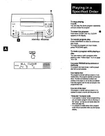 Предварительный просмотр 21 страницы Sony CDPCX100 Operating Instructions Manual