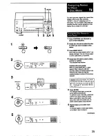 Предварительный просмотр 25 страницы Sony CDPCX100 Operating Instructions Manual