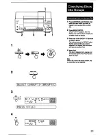 Предварительный просмотр 31 страницы Sony CDPCX100 Operating Instructions Manual