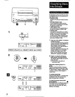 Предварительный просмотр 32 страницы Sony CDPCX100 Operating Instructions Manual