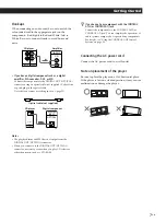 Предварительный просмотр 7 страницы Sony CDPCX455 - 400 Disc MegaStorage CD Changer Operating Instructions Manual