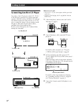 Предварительный просмотр 8 страницы Sony CDPCX455 - 400 Disc MegaStorage CD Changer Operating Instructions Manual