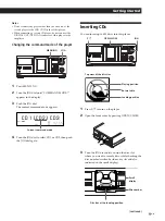 Предварительный просмотр 9 страницы Sony CDPCX455 - 400 Disc MegaStorage CD Changer Operating Instructions Manual