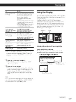 Предварительный просмотр 13 страницы Sony CDPCX455 - 400 Disc MegaStorage CD Changer Operating Instructions Manual