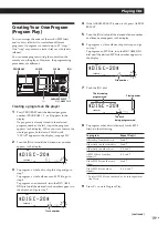 Предварительный просмотр 19 страницы Sony CDPCX455 - 400 Disc MegaStorage CD Changer Operating Instructions Manual