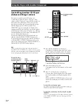 Предварительный просмотр 30 страницы Sony CDPCX455 - 400 Disc MegaStorage CD Changer Operating Instructions Manual