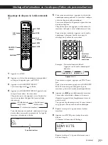 Предварительный просмотр 61 страницы Sony CDPCX455 - 400 Disc MegaStorage CD Changer Operating Instructions Manual