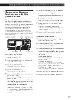 Предварительный просмотр 63 страницы Sony CDPCX455 - 400 Disc MegaStorage CD Changer Operating Instructions Manual