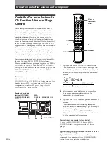 Предварительный просмотр 66 страницы Sony CDPCX455 - 400 Disc MegaStorage CD Changer Operating Instructions Manual