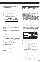 Предварительный просмотр 67 страницы Sony CDPCX455 - 400 Disc MegaStorage CD Changer Operating Instructions Manual