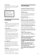 Preview for 3 page of Sony CDR-W33 Operating Instructions Manual