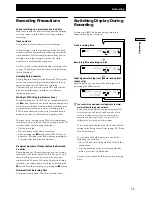 Preview for 11 page of Sony CDR-W33 Operating Instructions Manual