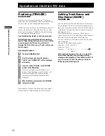 Preview for 18 page of Sony CDR-W33 Operating Instructions Manual