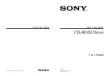 Preview for 1 page of Sony CDU 5211 Series User Manual