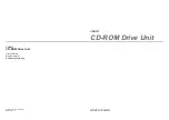 Sony CDU311 User Manual preview